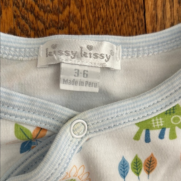 Kissy Kissy Dinosaur Print Infant Footie - Picture 2 of 5